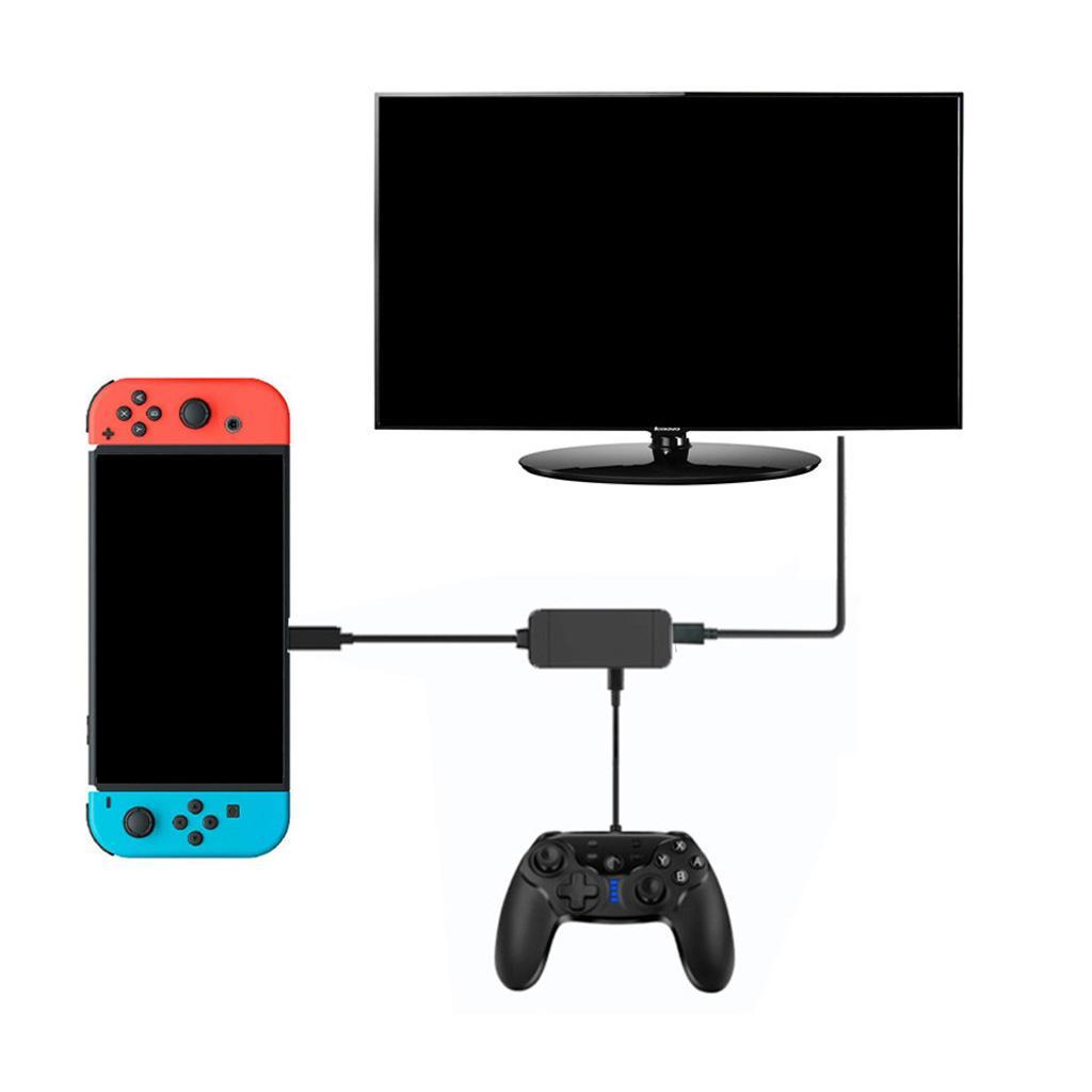 For Nintendo Switch Type C to HDMI Adapter USB 3.0 Hub Dock Converter Cable