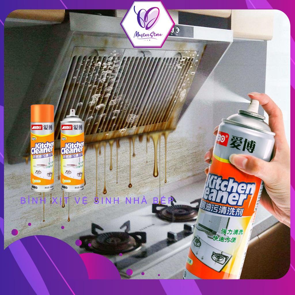 Bình xịt bọt tuyết tẩy rửa đa năng vệ sinh bếp Kitchen Cleaner, nhà tắm Bathroom Cleaner Master Store