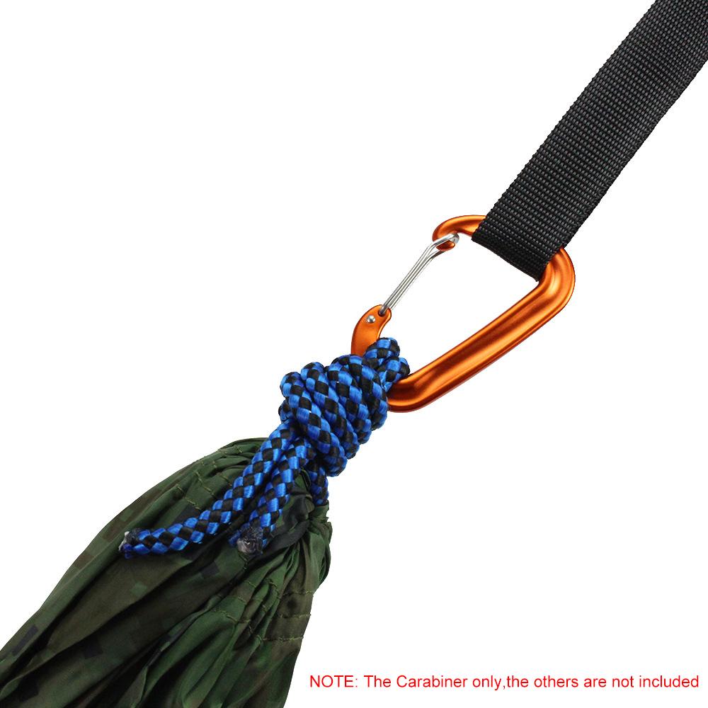 Móc khóa Carabiner chữ D bằng hợp kim nhôm tiện dụng
