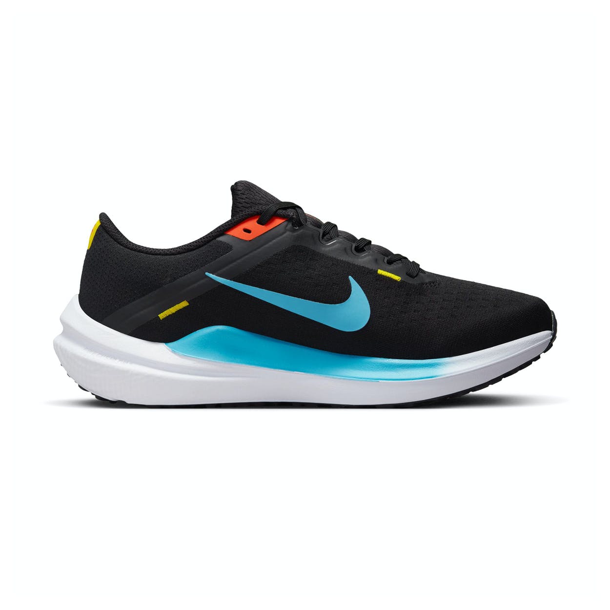 Giày chạy bộ Nữ NIKE W AIR WINFLO 10 - BLACK/BALTIC BLUE-SPEED YELLOW-WHITE - 8.5 US