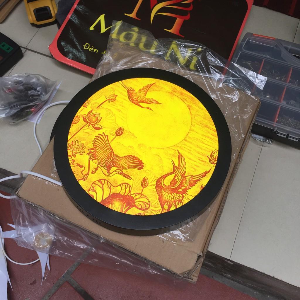 Hào quang in trúc chỉ, khung sắt, Đường kính 30cm (thích hợp đặt tượng thờ cao 25cm đến 40cm