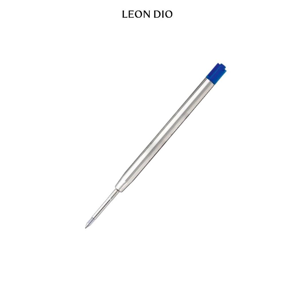 Ruột Bút Bi Mực Parker Ballpoint Pen Refills Made By Leon Dio - Mực Xanh, 1 ống