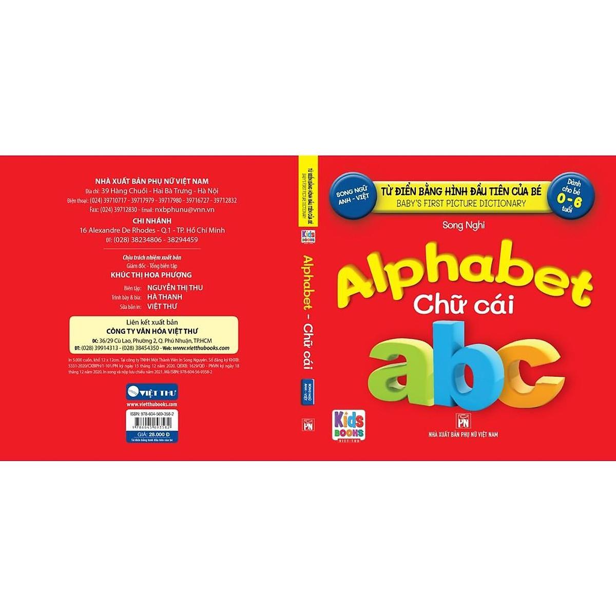 Từ Điển Bằng Hình Đầu Tiên Của Bé - Alphabet - Chữ Cái