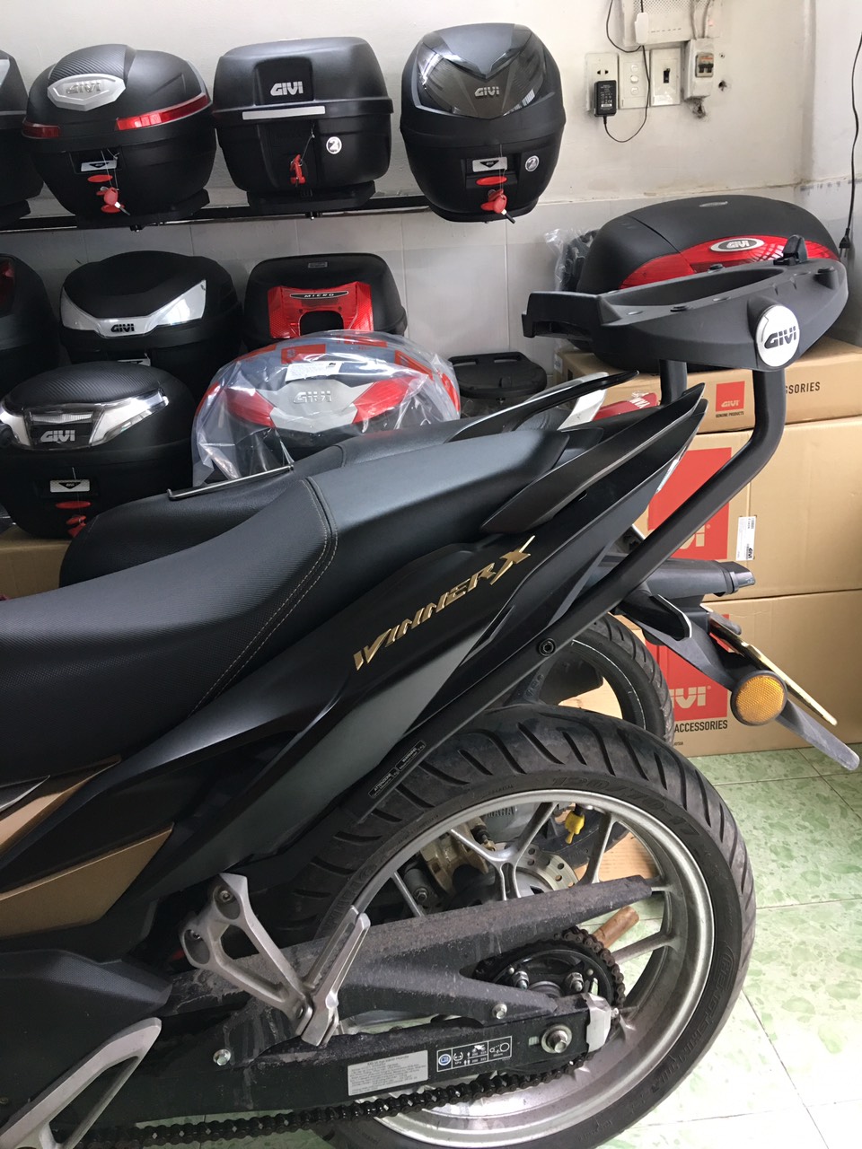 Baga Givi HRV Winner X, baga HRV Winner V2