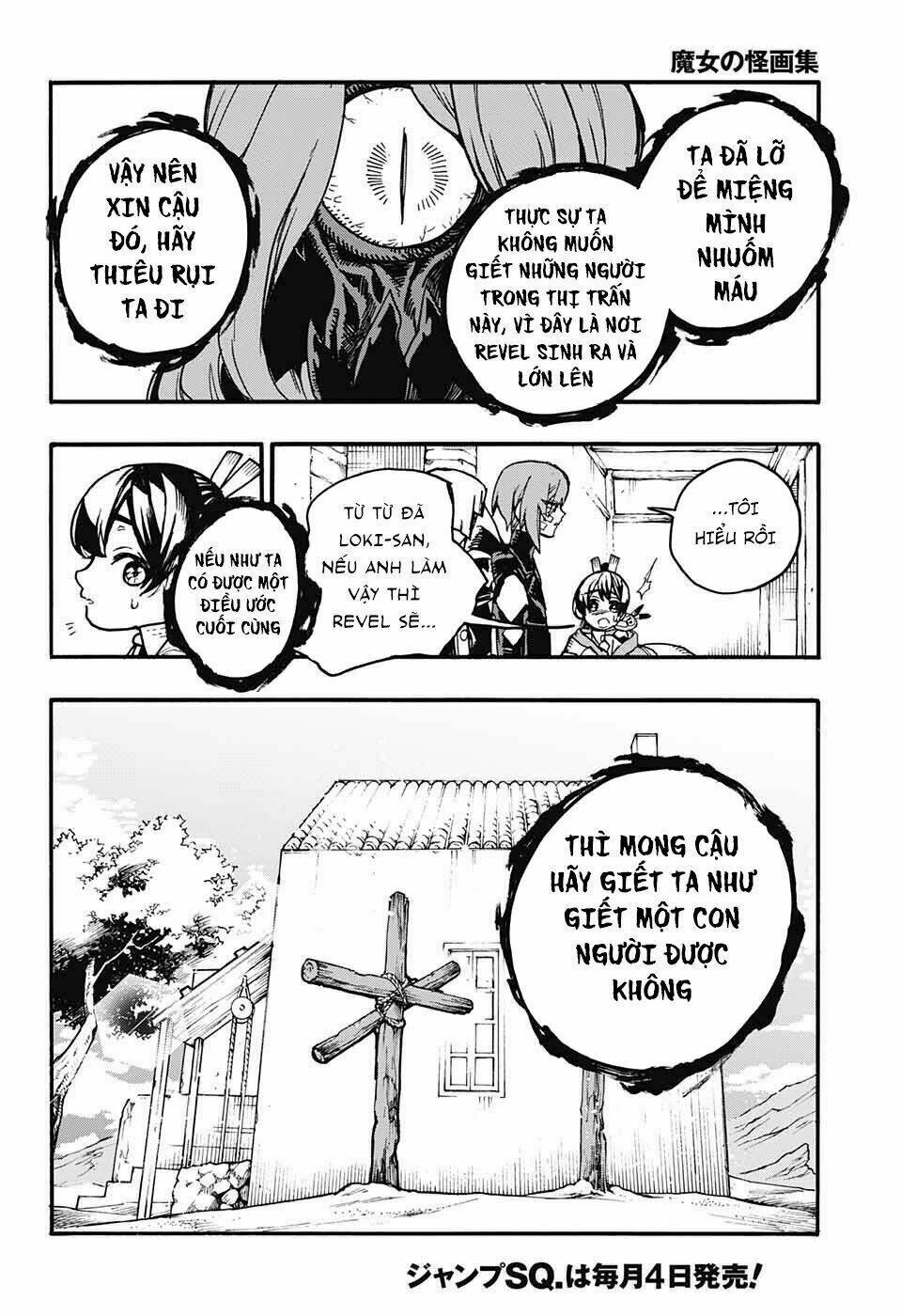 những bức họa quái dị của phù thủy chapter 14 14