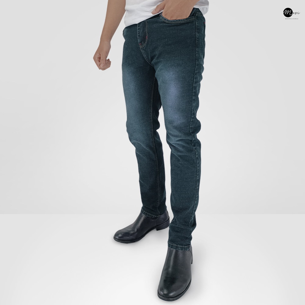 Quần Jean Nam Màu XÁM LỢT Cao Cấp Co Giãn Form Dáng Ôm Skinny Trẻ Cực Cool