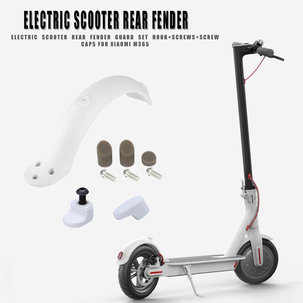 Xe tay ga phía sau Mud Guard Chân đèn hậu Set Set Skators Skateboard Mud Guard Fender Fender cho Xiaomi M365 Phụ kiện Color: g