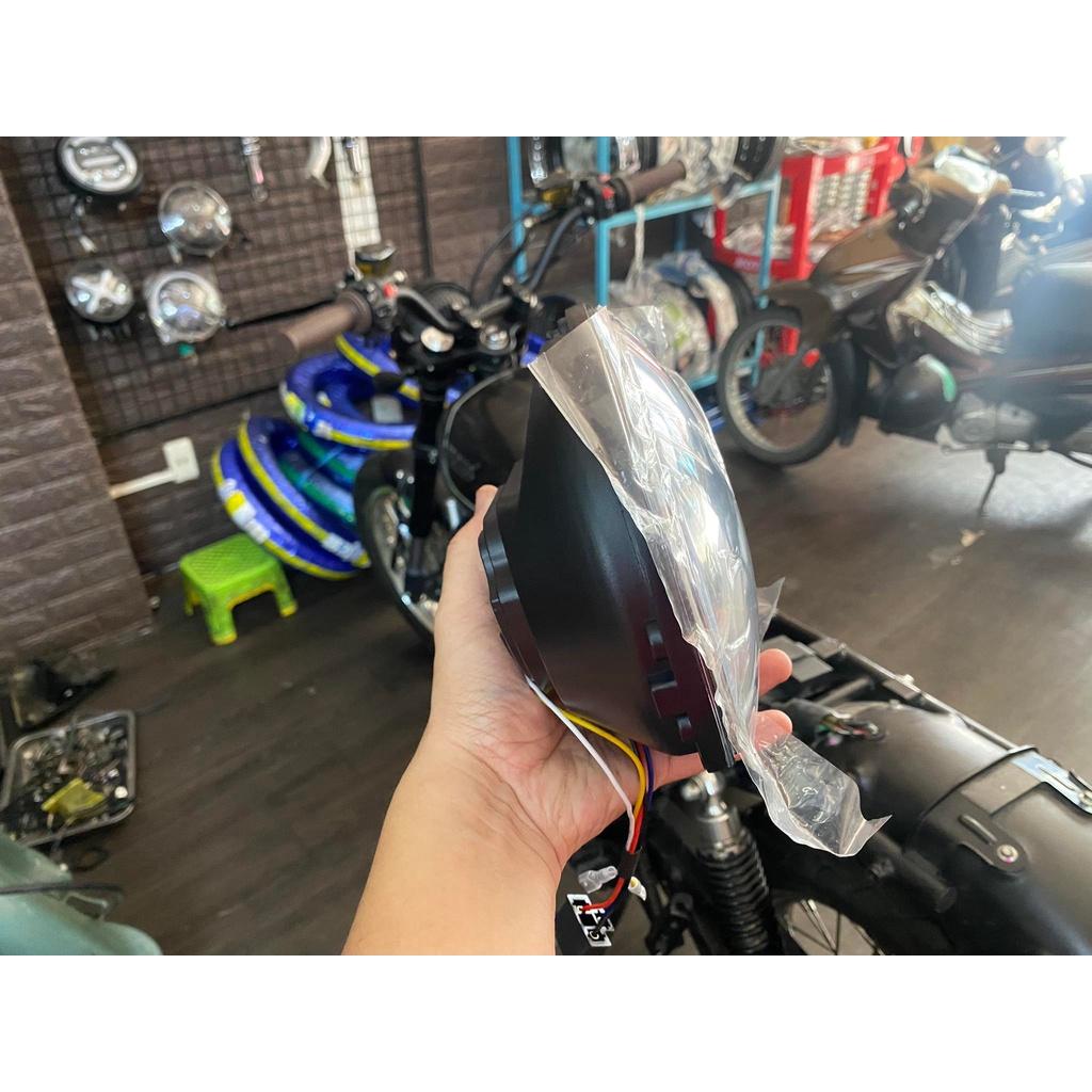 Đèn pha led 7 inch NSDP24 , đèn pha 7 inch 75w dành chjo xe moto