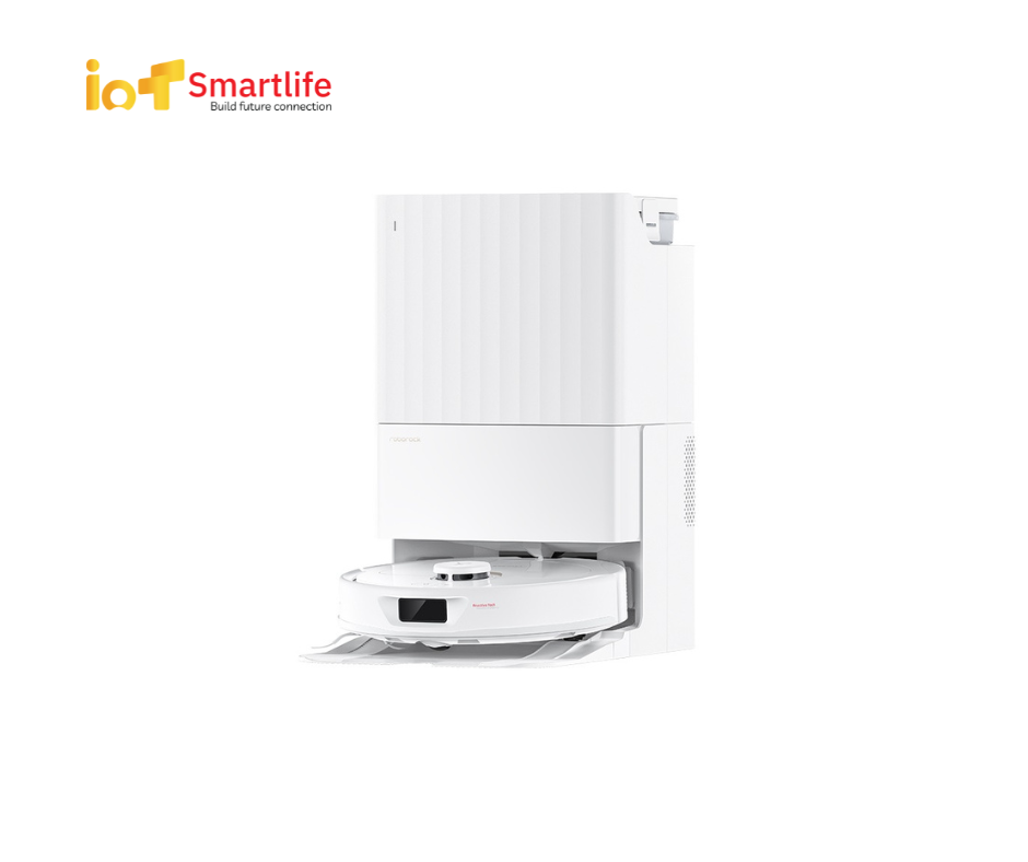 Robot hút bụi lau nhà Xiaomi Roborock Q Revo Đen/Trắng – 5500PA, dock toàn năng, lau xoay 360˚ – Bản Quốc Tế