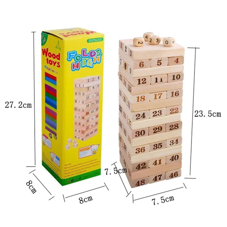 Bộ đồ chơi rút gỗ Wood Toys loại lớn