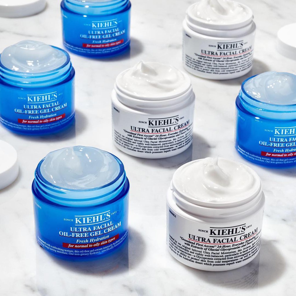 Kiehl's Ultra Facial Oil-Free Gel Cream - Kem Dưỡng Cho Da Hỗn Hợp, Da Dầu