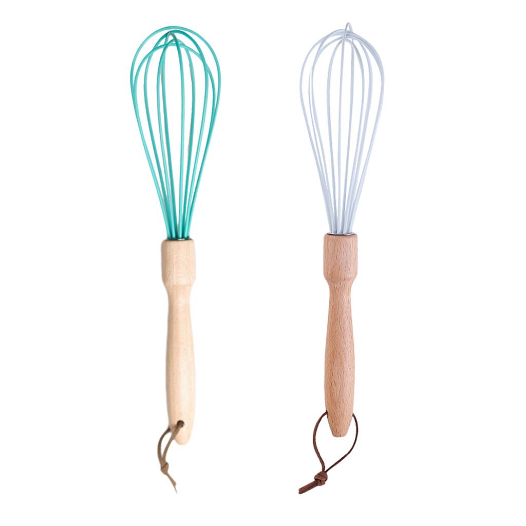 Egg Beater Whisk Hand Blender Mixer Cake Beech Baking Tool