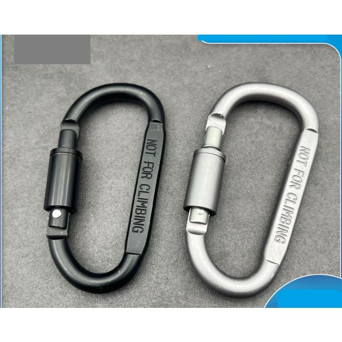 Khóa treo Carabiner hợp kim nhôm chất lượng cao hình chữ D đa chức năng