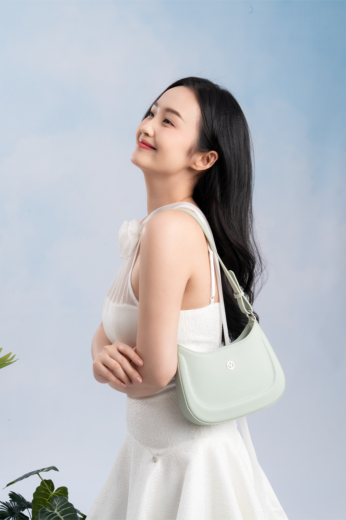Túi Yuumy ( Thời trang nữ kiểu dáng thuyền size 21 - Túi đeo vai da Seasand YN256 )