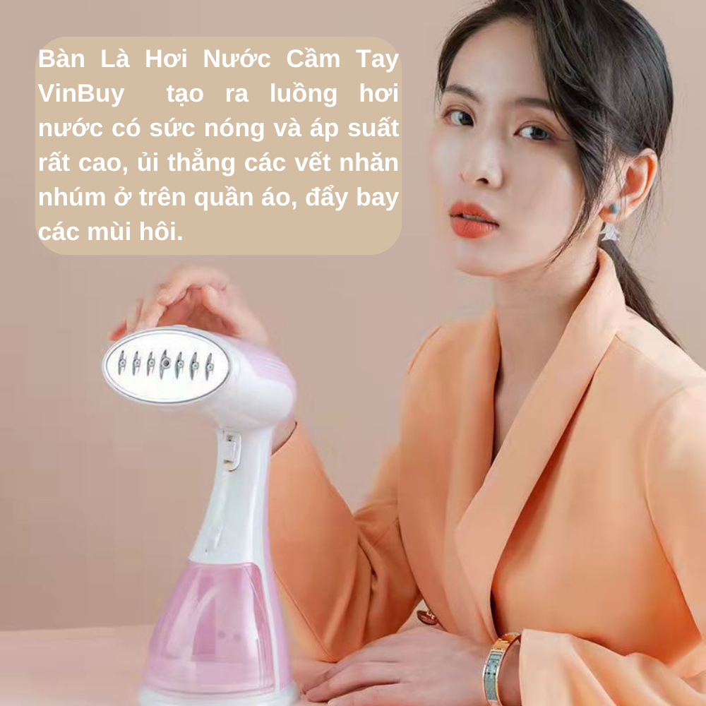 Bàn Là Hơi Nước Cầm Tay VinBuy Công Suất 1500W - Hàng Chính Hãng