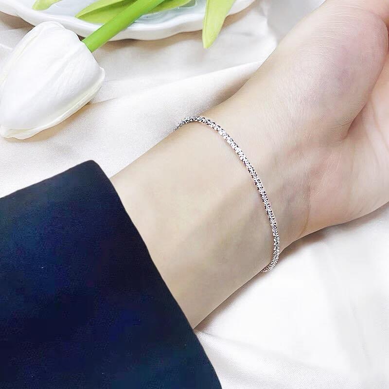 Lắc tay, Lắc chân bạc s925 thiết kế đơn giản, độc đáo
