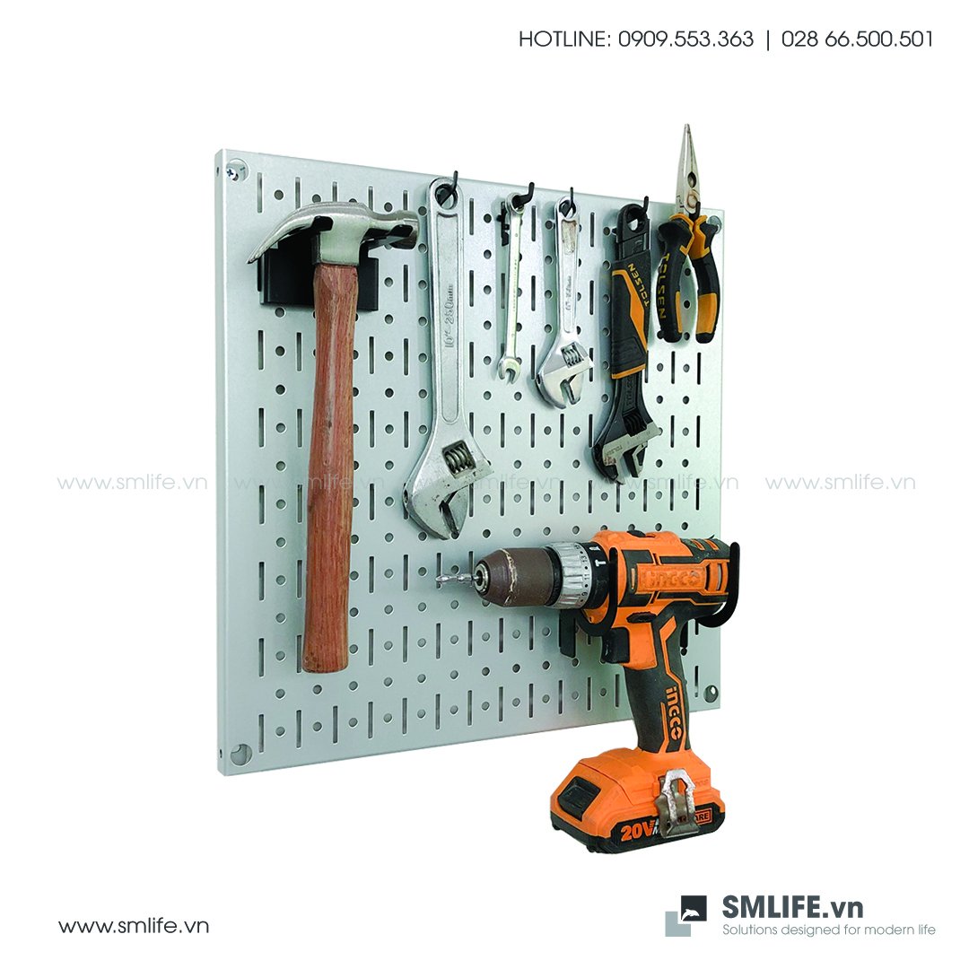 Bảng treo dụng cụ SMLIFE Pegboard cơ khí SQ