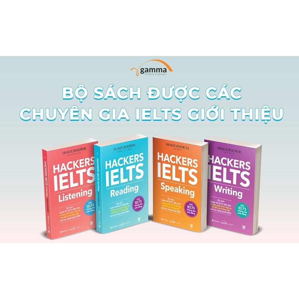 HACKERS IELTS: Listening (Kèm mã QR file nghe, giải thích đáp án chi tiết và hướng dẫn cách tự nâng band điểm)