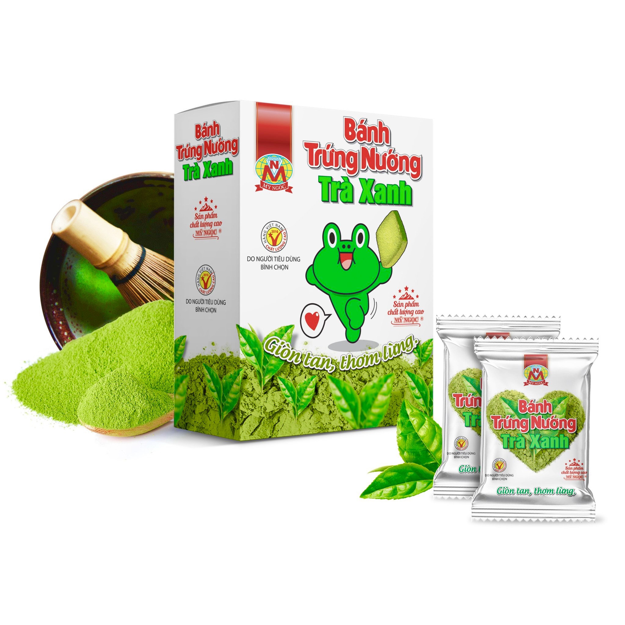 BÁNH TRỨNG NƯỚNG TRÀ XANH-45G