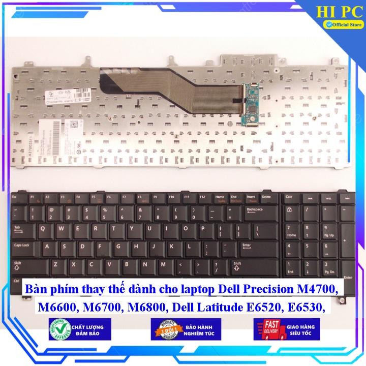 Bàn phím thay thế dành cho laptop Dell Precision M4700 M6600 M6700 M6800 Dell Latitude E6520 E6530 E6540 E5520 - Phím Zin - Hàng Nhập Khẩu