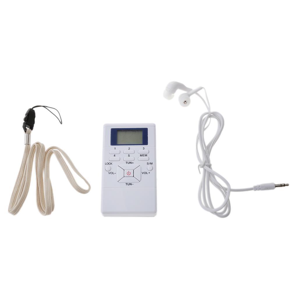 FM , Personal Digital Tuning Receiver Stereo with 2x AAA Battery