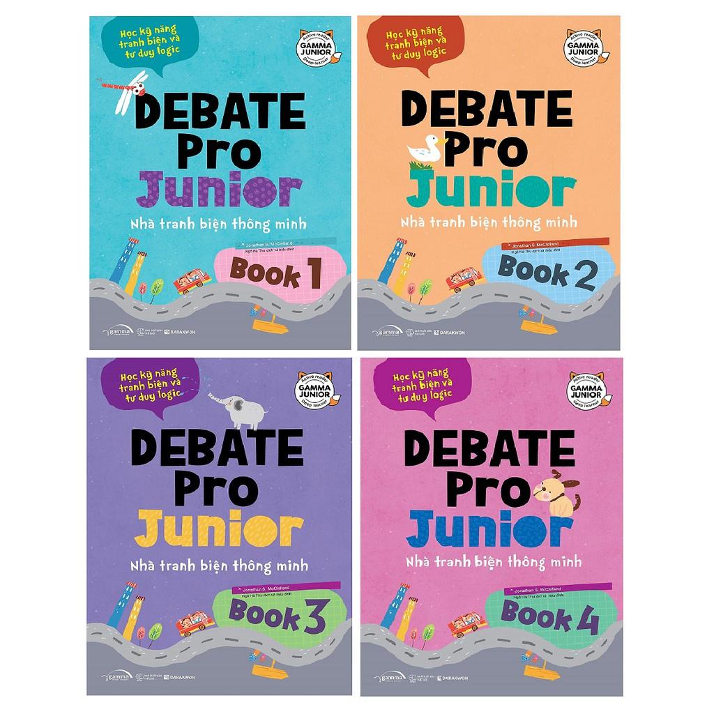 Sách Combo Debate Pro Junior – Nhà Tranh Biện Thông Minh (Trọn bộ 4 cuốn) - Alphabooks - BẢN QUYỀN