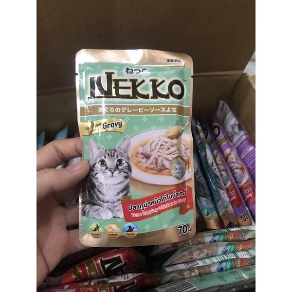 Patê Nekko Gravy gói 70g (dạng sốt