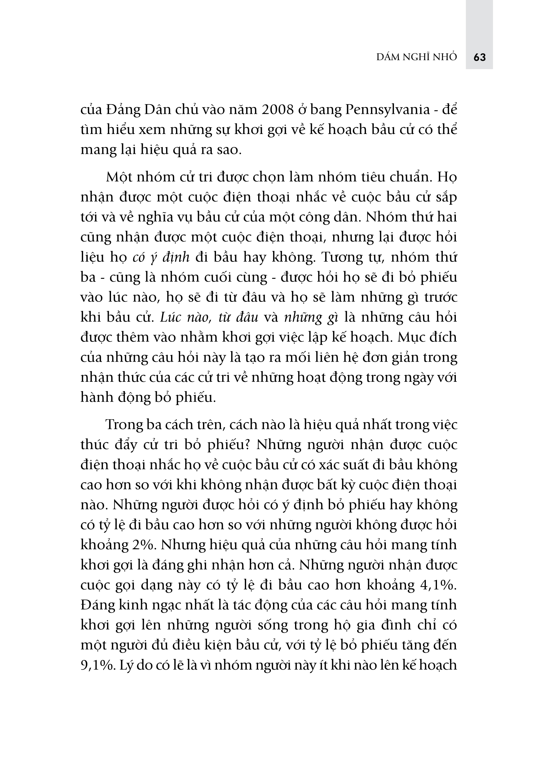 Dám Nghĩ Nhỏ