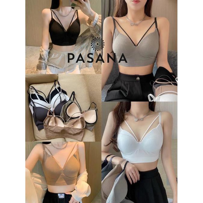 Áo Bra Nữ Áo Lót Nữ cao cấp Vải cotton mút liền nâng ngực cực tốt cổ chữ v sexy PASANA2030