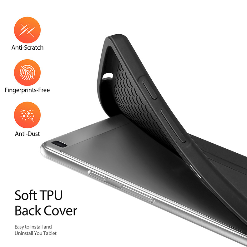 Bao da chống sốc cho Samsung Galaxy Tab A7 Lite T220/T225 thương hiệu DUX DUCIS Domo Series cao cấp - Hàng nhập khẩu.