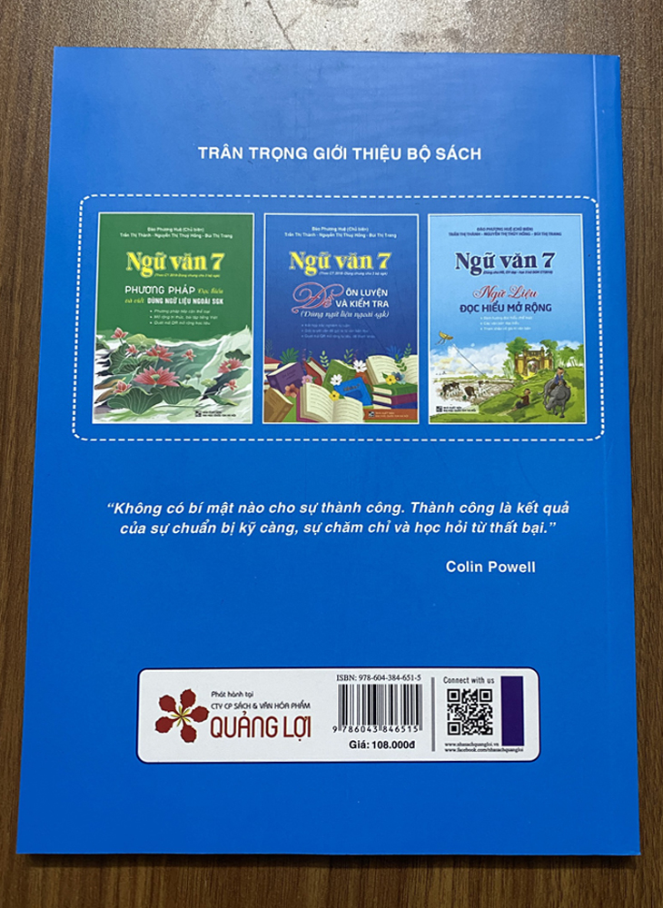 Ngữ văn 7 - Đề ôn luyện và kiểm tra (Dùng ngữ liệu ngoài SGK)