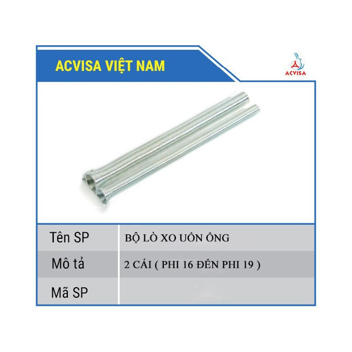 Lò Xo Uốn Ống Đồng Phi 19+16