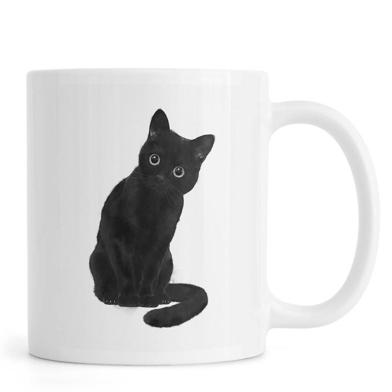 Ly Cốc Sứ Cao Cấp hình Spooky Cute Cat