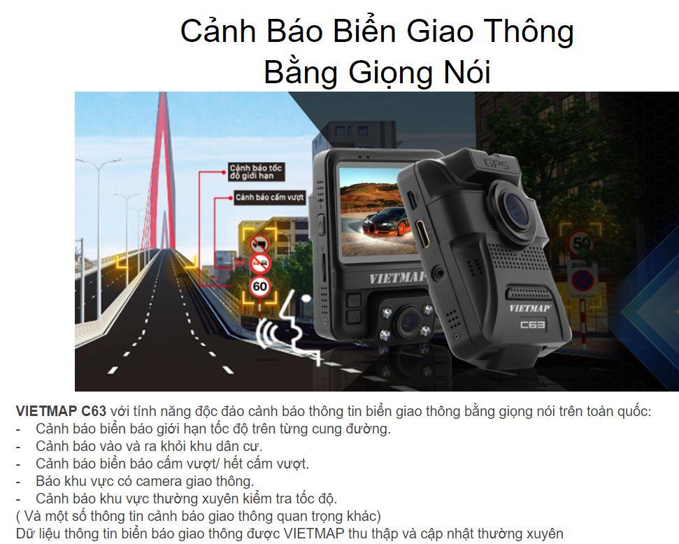 Vietmap C63 (Tặng kèm Thẻ nhớ 32GB) - Hàng chính hãng