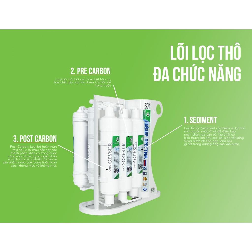 Máy lọc nước Nano Geyser SLIM S8 công nghệ Ro - Hàng Chính Hãng