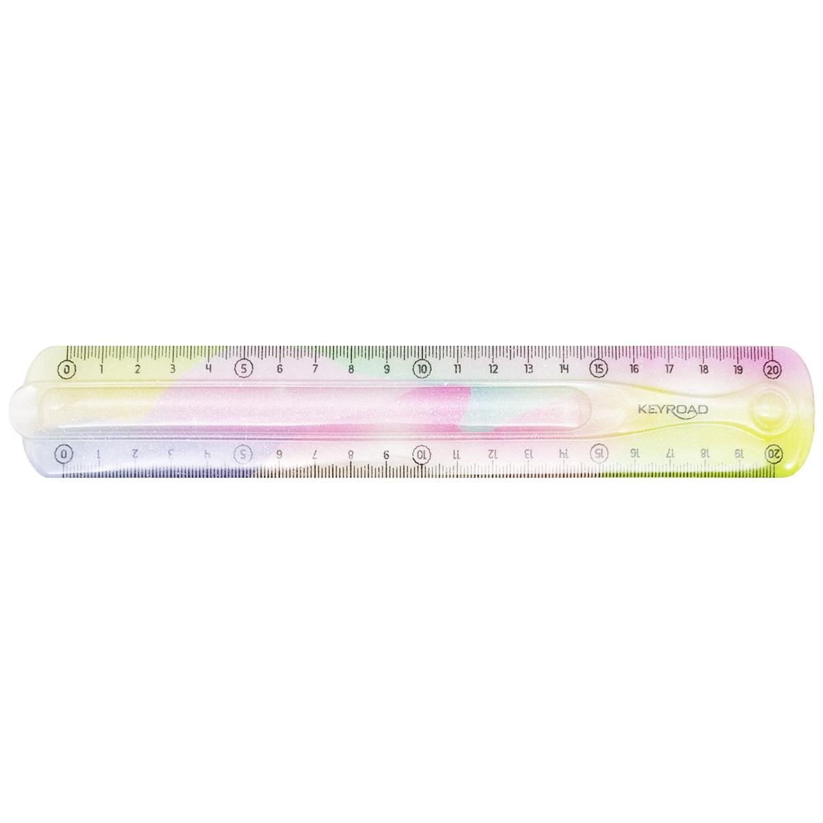 Thước Kẻ 20 cm - Keyroad KR972735 (Mẫu Màu Giao Ngẫu Nhiên)