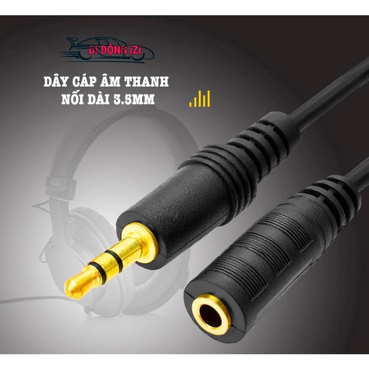 Jack Nối Tai Nghe 3.5mm - Dây Cáp Âm Thanh Nối Dài Tai Nghe 3.5mm Tiện Lợi