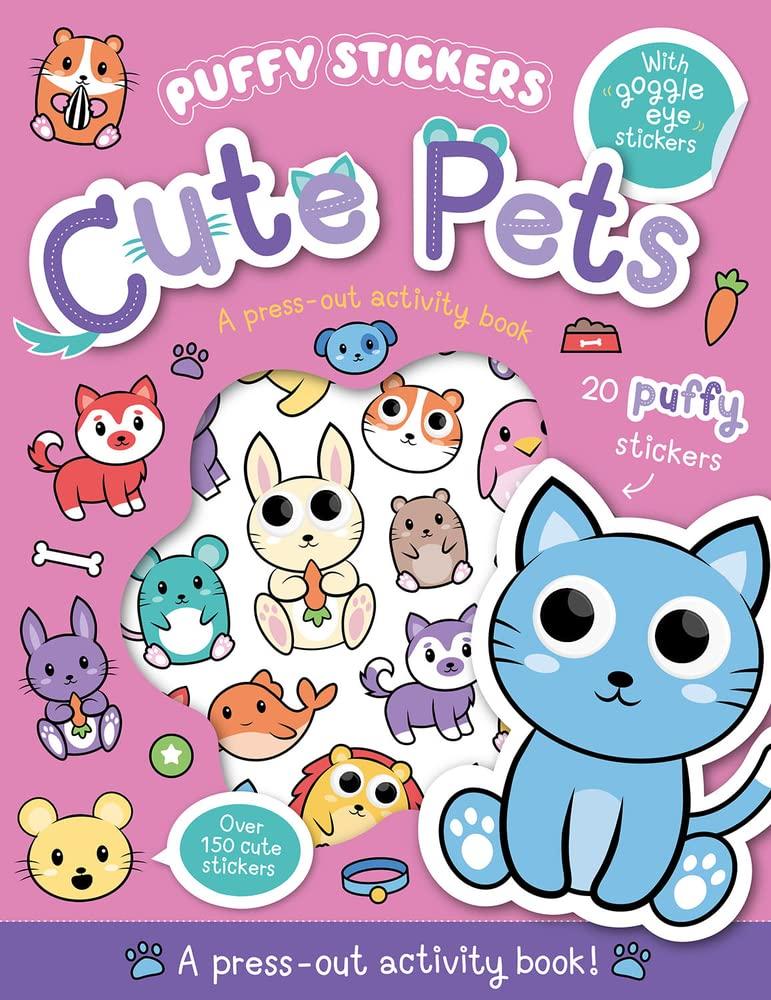 Sách ngoại văn: Puffy Sticker - Cute Pets