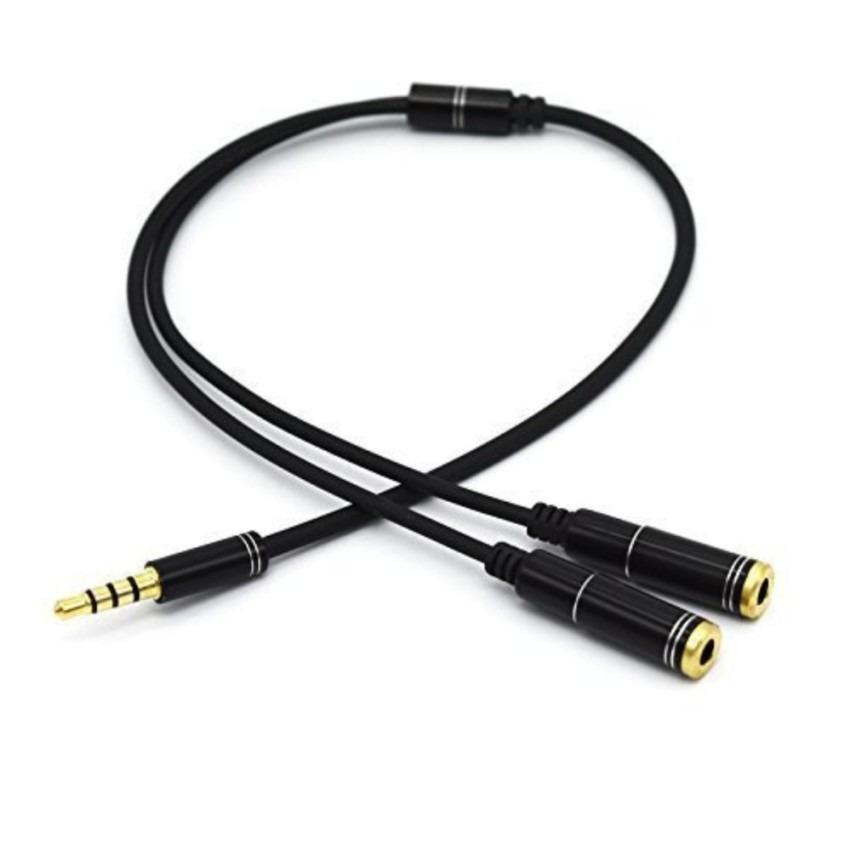 Jack chia tai nghe từ 1 cổng 3.5 thành 2 cổng tai nghe và micro -C21