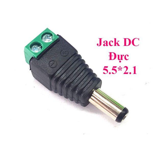 Jack nguồn DC Đực 5.5*2.1 ( Jack nguồn đực ví-JND2.5)