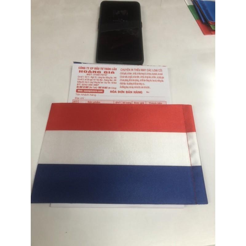 Quốc kỳ Hà Lan để bàn 14x21cm