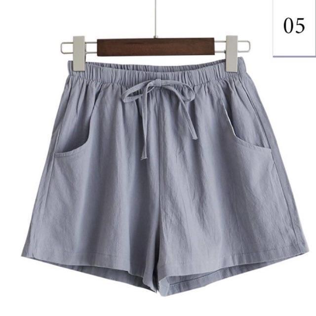 [ HOT 2021] Quần short, quần đùi nữ ️ chất đũi Thái, có bigsize 40-80kg️