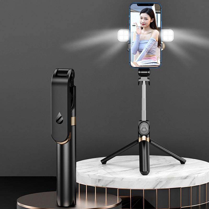 Gậy chụp ảnh selfie xoay được 360 độ có tripod và Bluetooth 1m