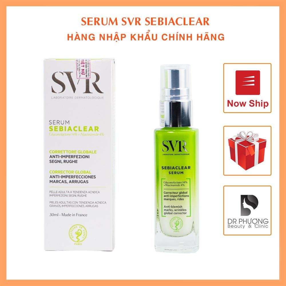 SERUM Giảm Mụn Làm Mờ Thâm Sạm Và Mềm Mịn Da SVR Sebiaclear Serum 30ml