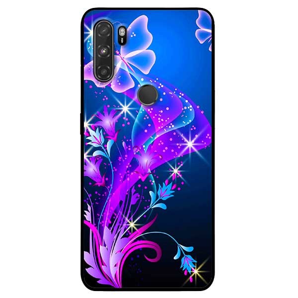 Ốp lưng dành cho Vsmart Active 3 mẫu Họa Tiết Bướm Tím