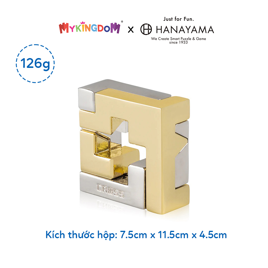 Đồ Chơi Hack Não Mở Khóa Hình Chữ Thập Cấp Độ 3 HANAYAMA 515044