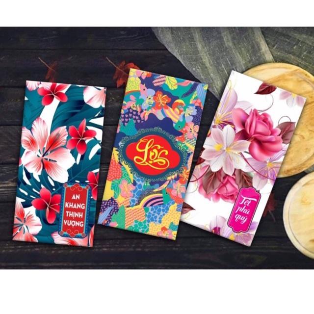 Sỉ 500 Bao Lì Xì Tết 2022 Xuân Nhâm Dần Mẫu Đẹp Chất giấy C150