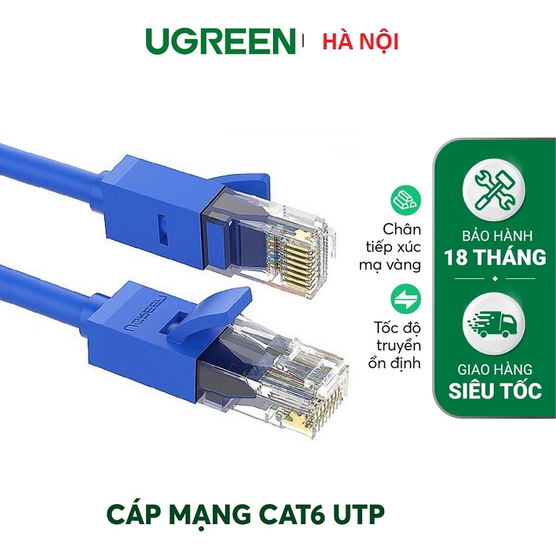 Cáp mạng CAT6 - 2 Đầu đúc 5m-10m -15m- 20m hàng chính hãng