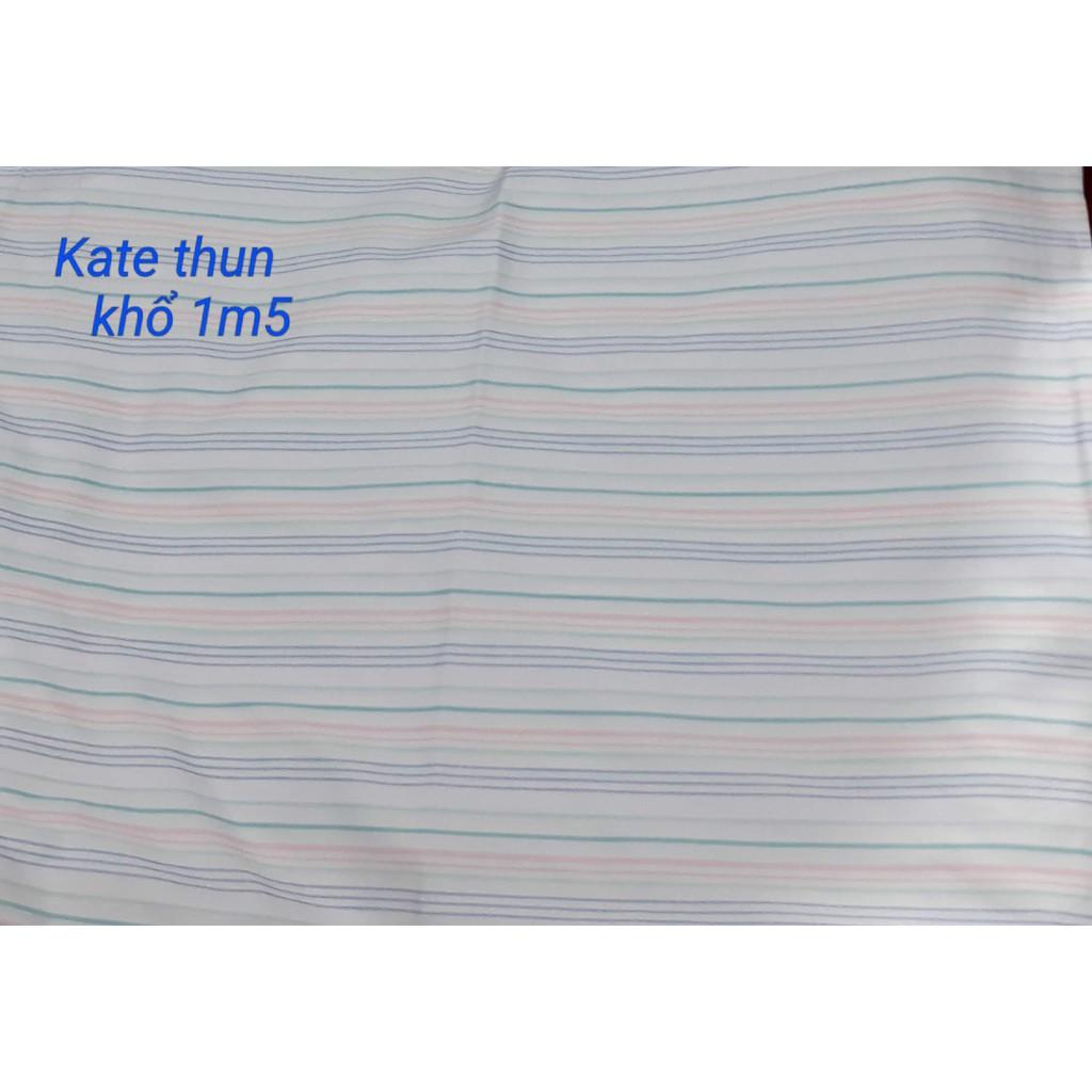 VẢI KATE THUN CÓ ĐỘ CO GIÃN DÙNG MAY DRAP, MỀN, ÁO GỐI