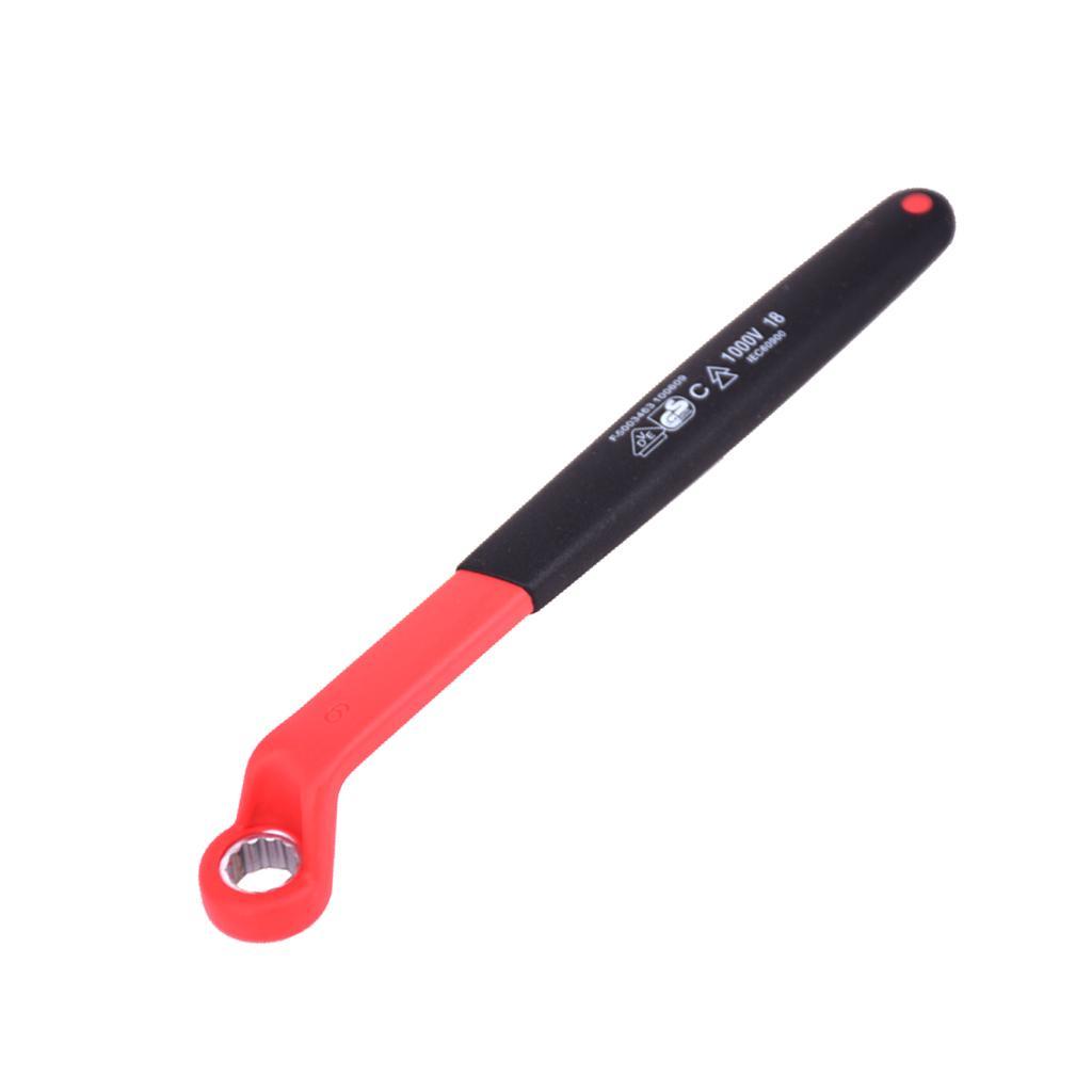Ring Spanner Box End Insulated 1000V Cranked Offset Wrench Racheting